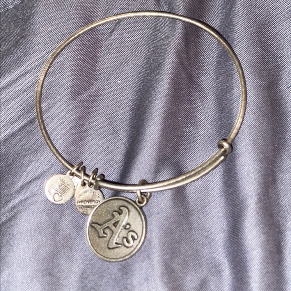A’s Alex and Ani bracelet